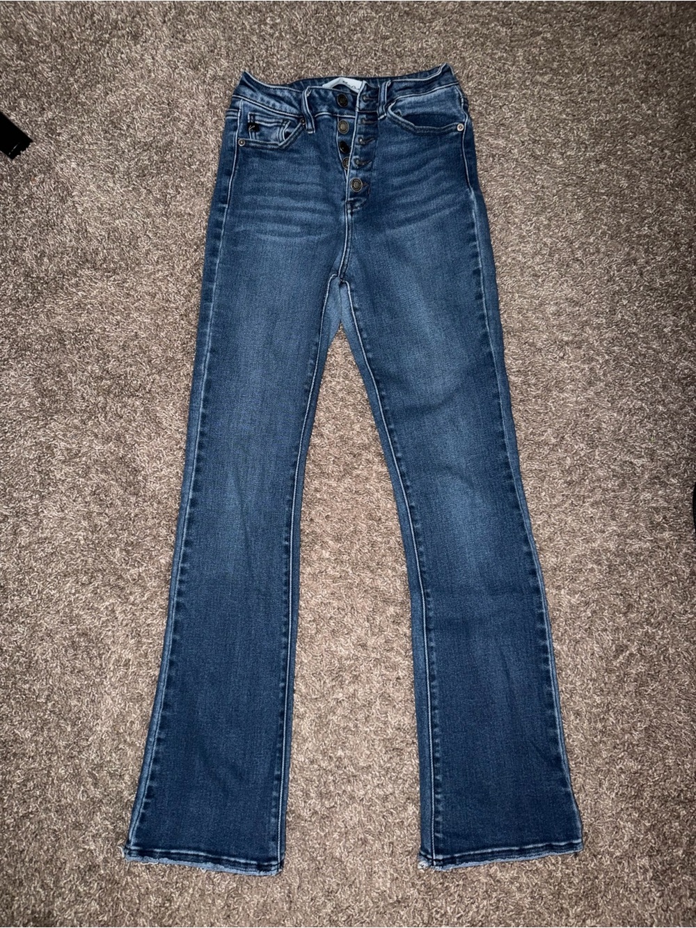 KanCan High-Rise Dark Blue Bootcut Jeans
